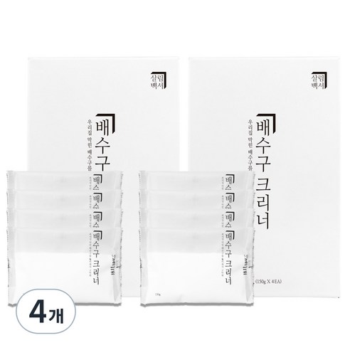 살림백서 배수구클리너, 600g, 4개