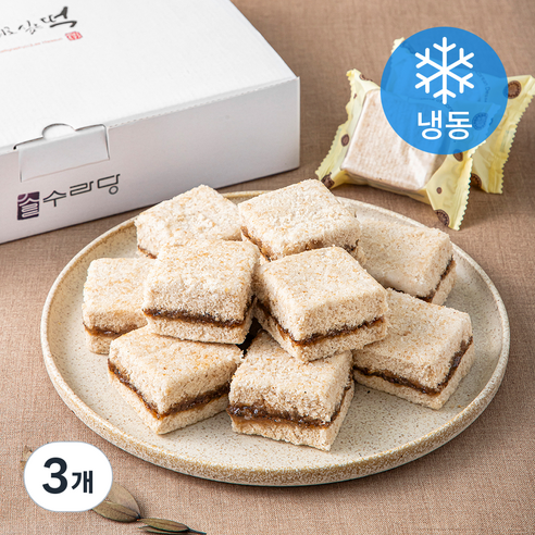수라당 17곡 미숫가루 설기 20개입 (냉동), 900g, 3개