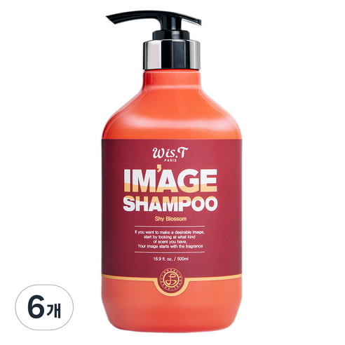 위스티 이미지 샴푸 샤이블라썸, 6개, 500ml