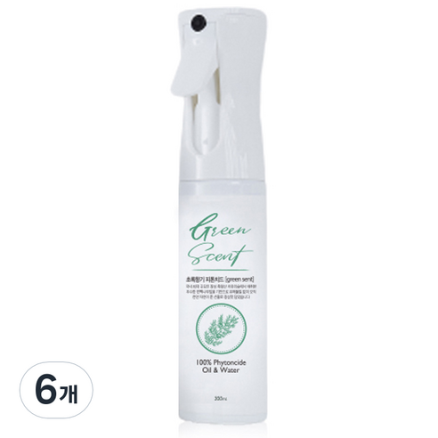 초록향기 피톤치드 스프레이, 300ml, 6개