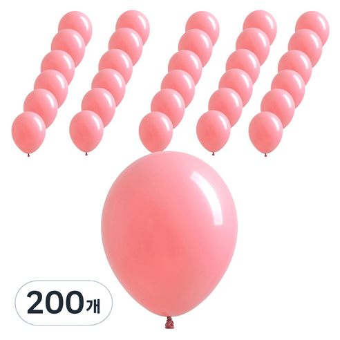 조이벌룬 풍선 30cm, 플라밍고, 200개