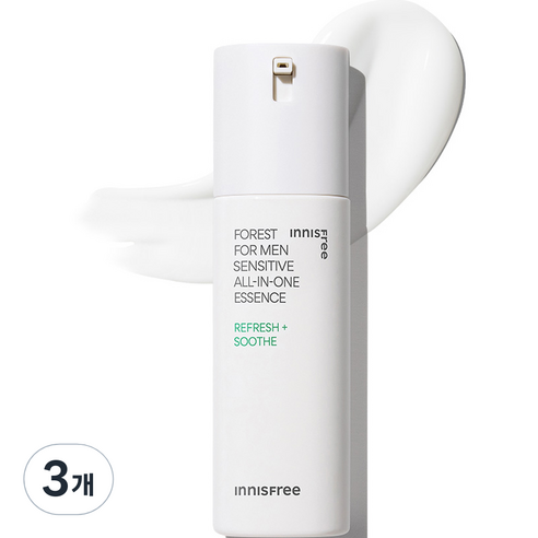 이니스프리 포레스트 포맨 센서티브 올인원 에센스, 3개, 100ml