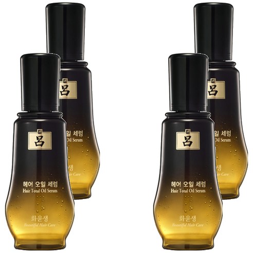 려 화윤생 토탈 헤어오일 세럼, 100ml, 4개