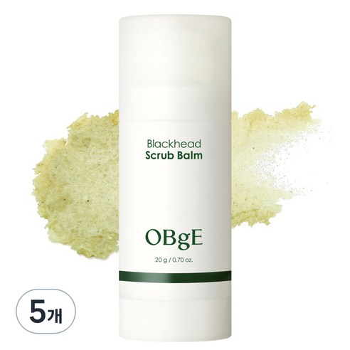 OBge 블랙헤드 스틱 스크럽 밤 20g, 1개입, 5개