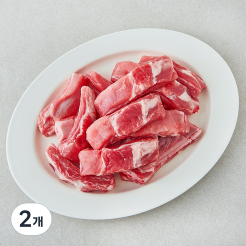곰곰 무항생제 1등급 등갈비 (냉장), 2개, 1kg