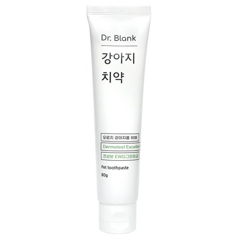 닥터블랭크 강아지 바르는 치약 닭고기맛, 80g, 1개