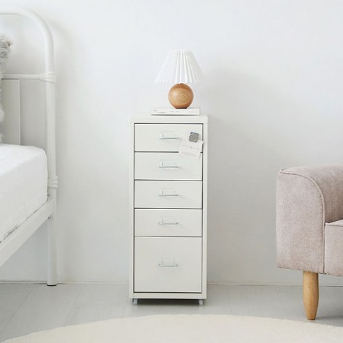 효율적인 공간 활용과 세련된 디자인의 완벽한 조화, 마켓비 OFFICY 4.1단 서랍장