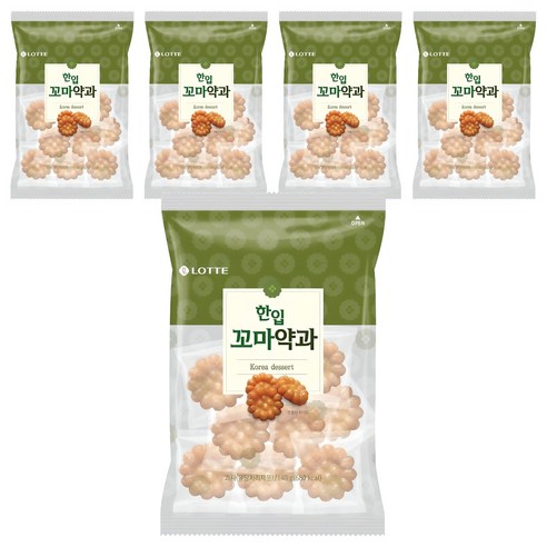 롯데웰푸드 한입꼬마약과, 140g, 5개