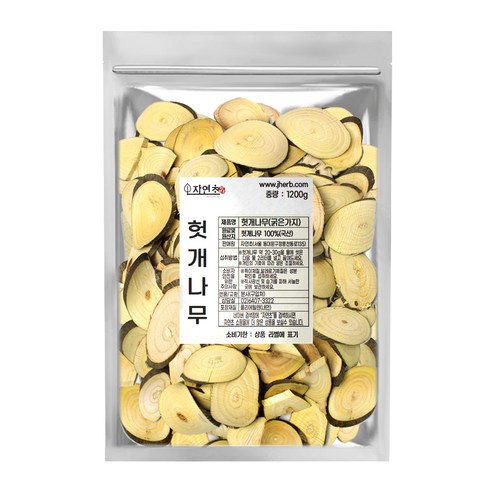 자연초 건조 헛개나무 굵은가지 1.2kg 1개