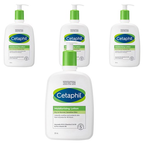 세타필 모이스춰라이징 로션, 591ml, 4개