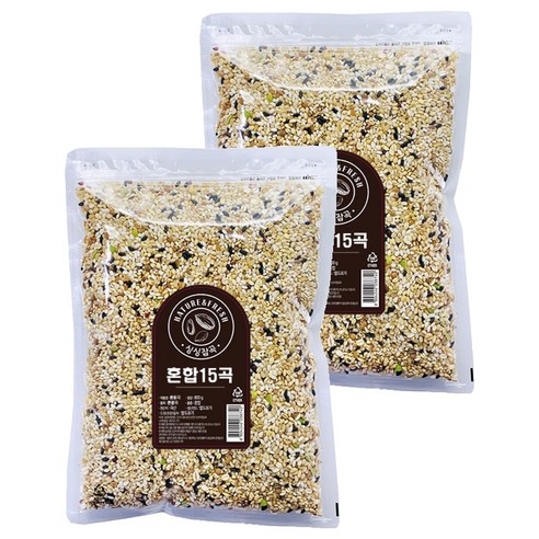 월드그린 혼합 15곡미, 800g, 2개