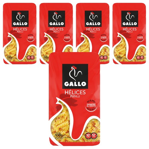 GALLO 푸실리, 450g, 5개