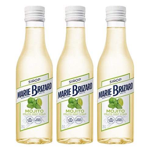 마리브리자드 모히또민트 시럽, 250ml, 3개