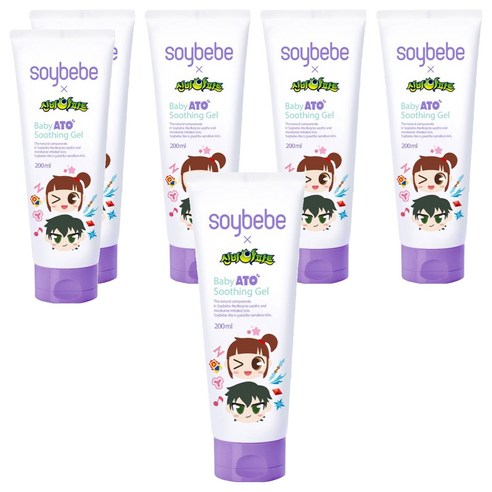 소이베베 베이비 아토 수딩젤, 200ml, 6개