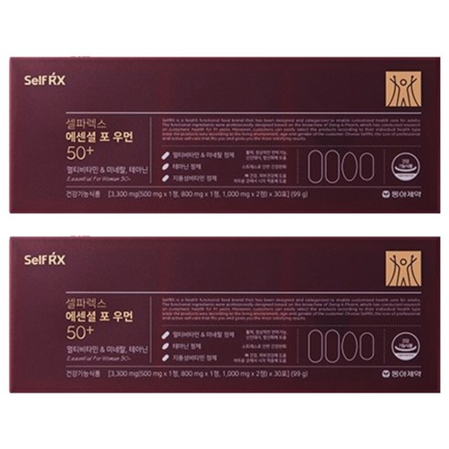 동아제약 셀파렉스 에센셜 포 우먼 50플러스, 30회분, 2세트