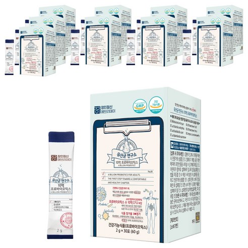 장인정신에브리데이 유산균 연구소 10억 프로바이오틱스, 30회분, 60g, 10개