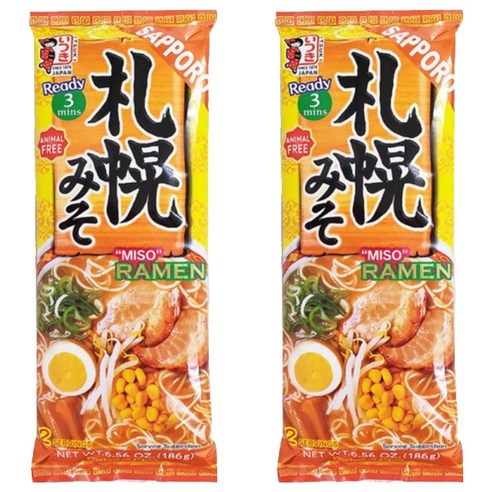 이츠키 삿포로풍 미소 라멘 2인분 186g