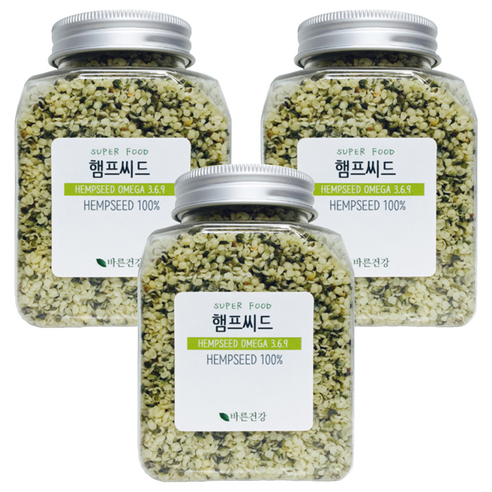 바른건강 햄프씨드, 200g, 3개