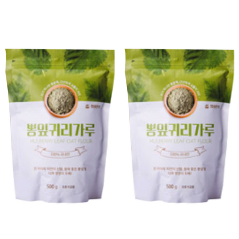 청아한끼 뽕잎 귀리가루, 500g, 2개