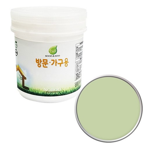 순앤수 방문 가구용 페인트, 1개, 모스그린NR4081, 1L