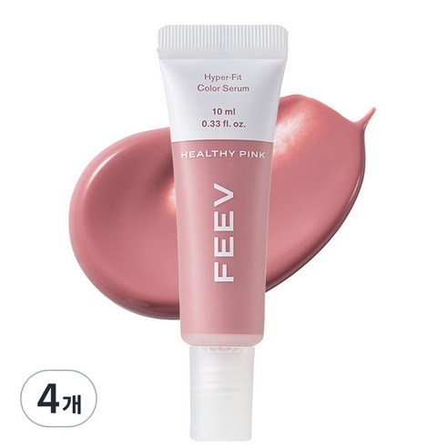 피브 하이퍼 핏 컬러 세럼 미니 블러셔 10ml, 헬시핑크, 4개