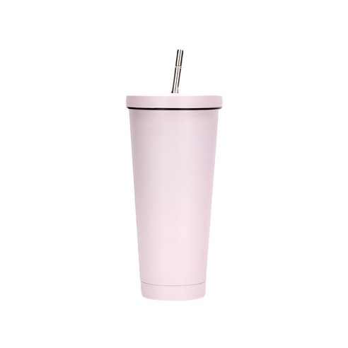 차이나다 채도 낮은 텀블러, 핑크, 750ml