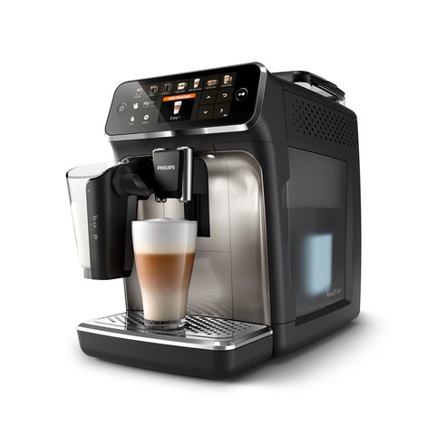 필립스 라떼고 5400 시리즈 전자동 에스프레소 커피 머신을 할인가격으로 구매하세요.