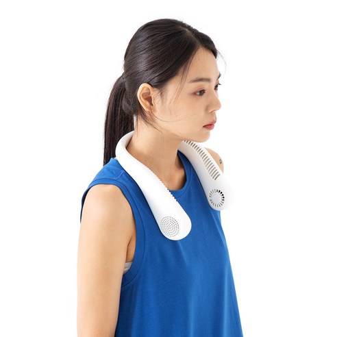 더위를 피하고 시원하게 유지하는 홈플래닛 넥밴드 선풍기