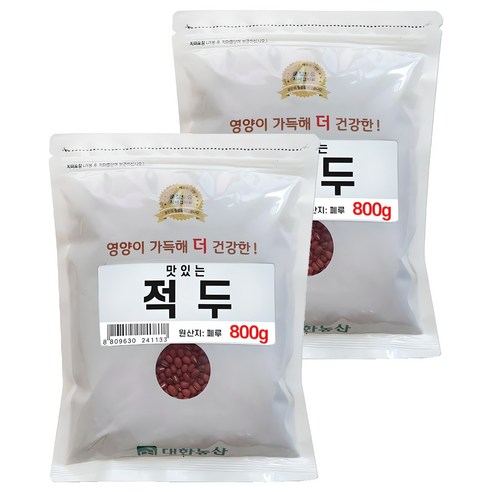 대한농산 맛있는 적두, 800g, 2개