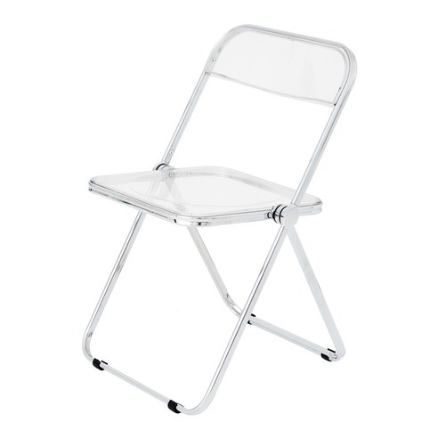 좁은 공간, 넓은 만족! 투명 접이식 의자로 완성하는 감각적인 인테리어