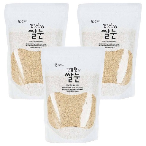 참미소 건강한 쌀눈, 500g, 3개