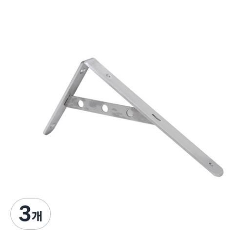 ZIO-BIZ 스텐 선반대 지지대타입 기본형 DIY, 3개
