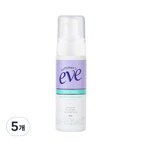 페미닌 포밍 워시 멀티 베네피트 라스팅 프레시니스 여성청결제, 150ml, 5개