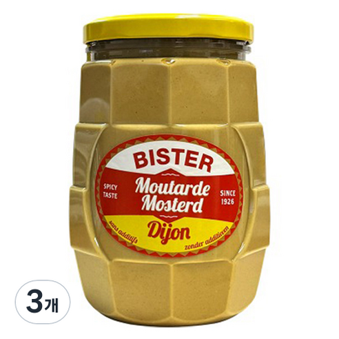비스터 디종 머스타드, 3개, 900g