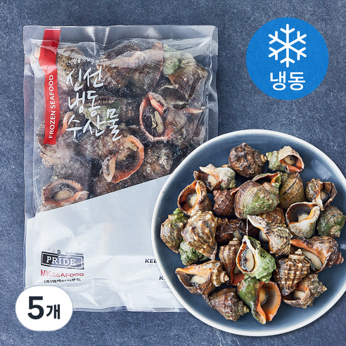 프라이드씨푸드 피뿔고등 자숙 껍질유 (냉동), 5개, 800g