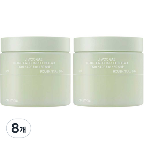 셀리맥스 어성초 BHA 지우개 필링 패드 60p, 60매입, 8개