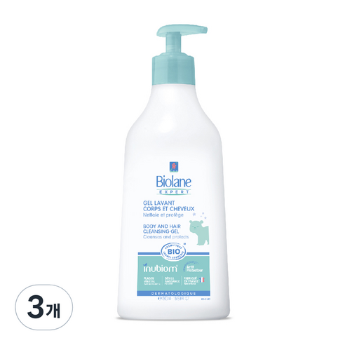 비올란 엑스퍼트 바이오 바디 앤 헤어 워시젤, 500ml, 3개