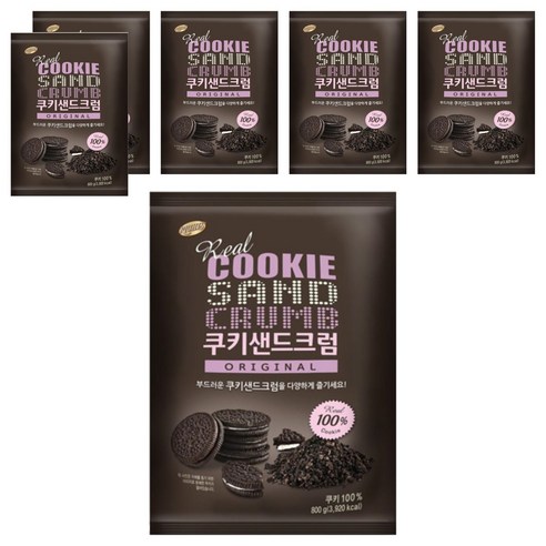 리치스 쿠키샌드 크럼, 6개, 800g