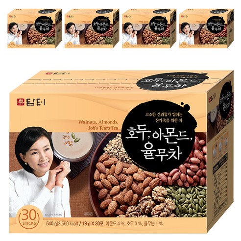 담터 호두 아몬드 율무차 스틱형, 18g, 150개