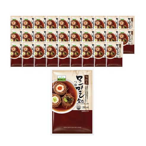 모밀 소스 파우치, 200ml, 60개