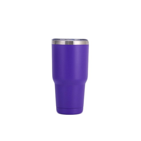 차이나다 단색 자동차 텀블러, 퍼플, 900ml