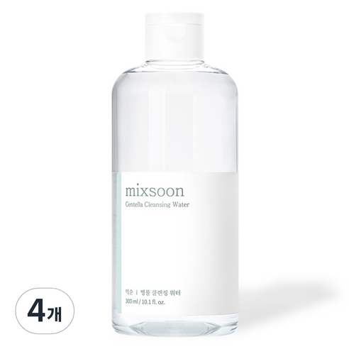 믹순 병풀 클렌징 워터, 300ml, 4개