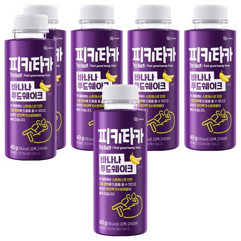 피키타카 대상 바나나 푸드쉐이크, 40g, 6개
