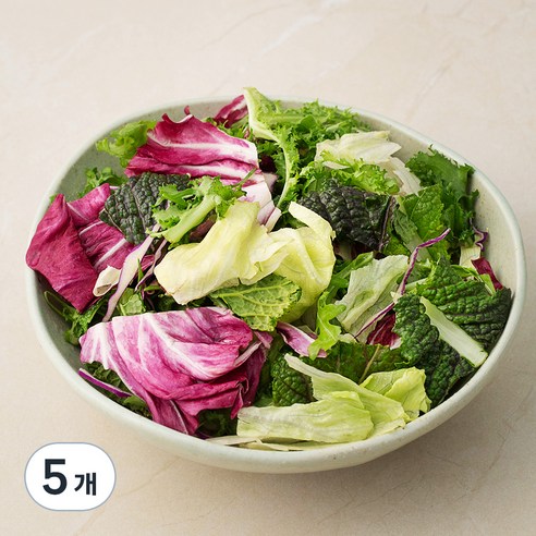 신선한 가든 채소 믹스, 300g, 5개