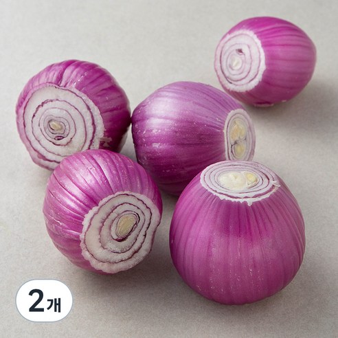 국내산 자색 깐양파, 1kg, 2개