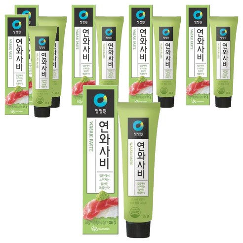 청정원 연와사비, 35g, 6개
