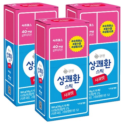 상쾌환 스틱 사과맛, 18g, 30개