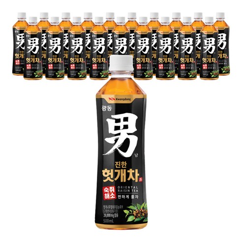 광동 진한 헛개차, 500ml, 20개