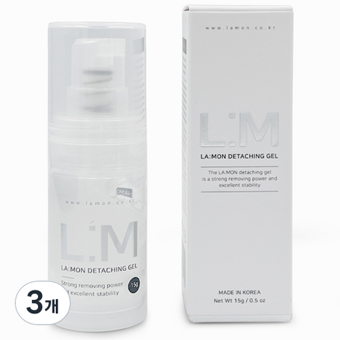 라몽 디터칭 겔 글루 리무버 15g, 3개