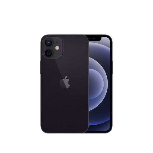 Apple 아이폰 12 Mini, 알뜰폰, Black, 128GB